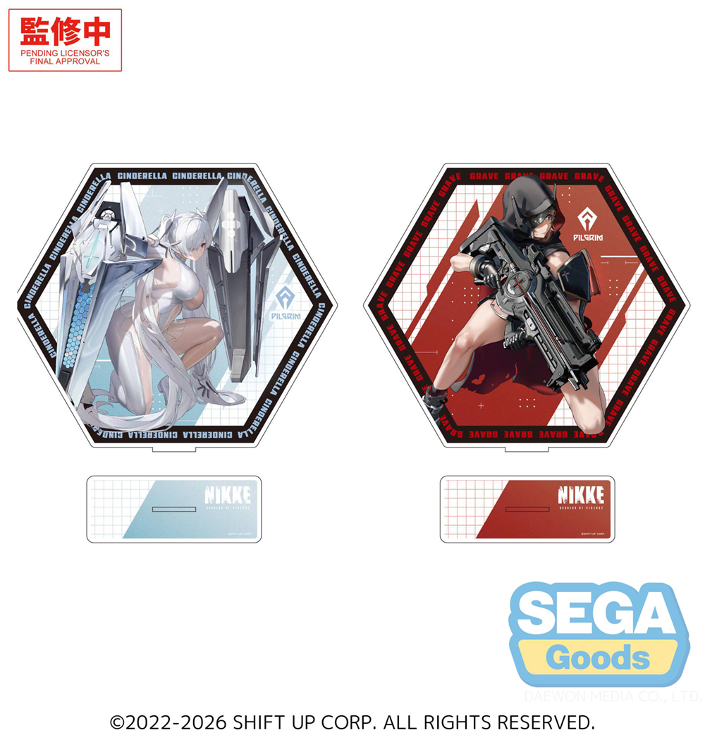 [5월 2일 마감] (26년 9월~10월 입고 예정) 세가 승리의 여신: 니케 PtZ Double-Sided Big Acrylic Stand Vol.4